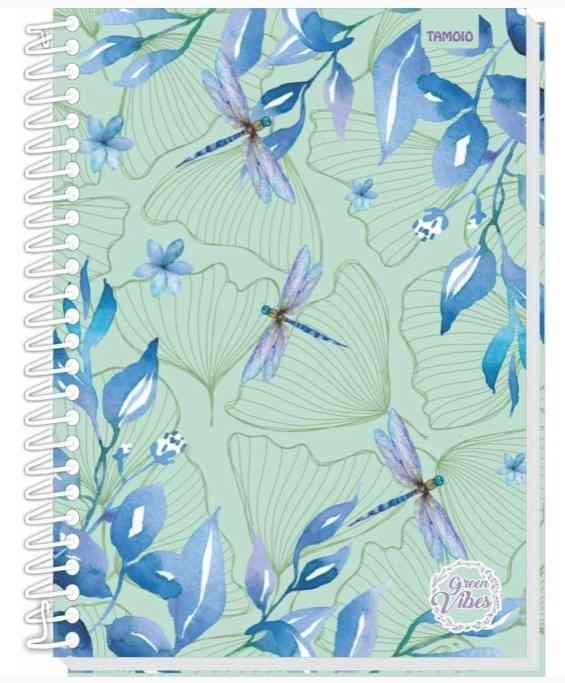 CADERNO 10X1 GREEN VIBES